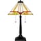 Quoizel Tiffany Table Lamp Tiffany 2 Lights Matte Black TF16140MBK - alternate 4